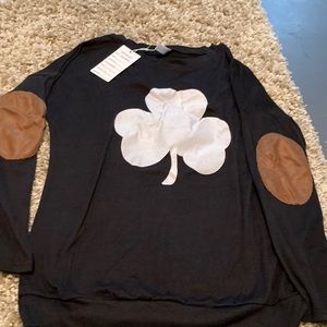 NWT Long sleeve Shamrock Shirt.